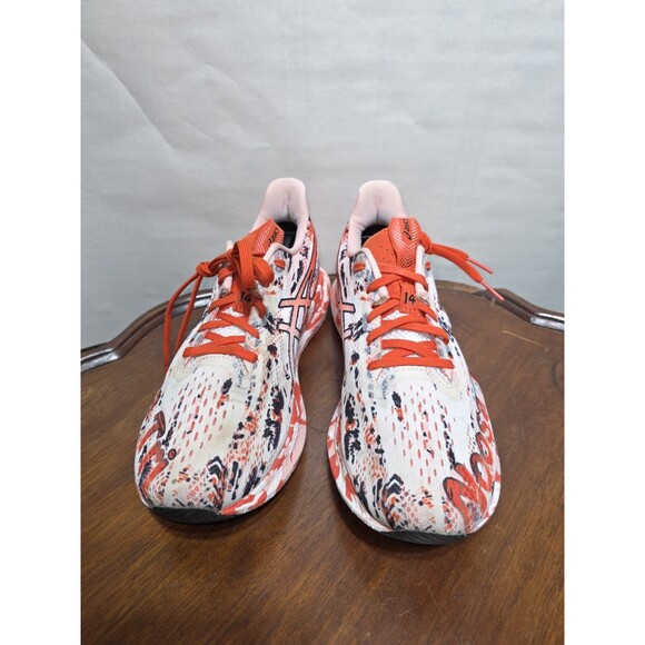 Asics Shoes - ASICS Noosa Tri 14 Women's Running Shoes Size 8 Orange Pink FlyteFoam Triathlon